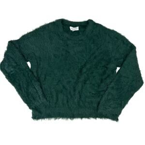 Velvet by Graham & Spencer Feathered Yarn Sweater - M